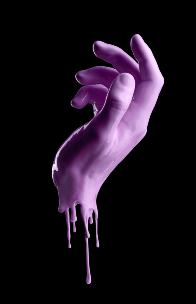 Hand Glass Wall Art
