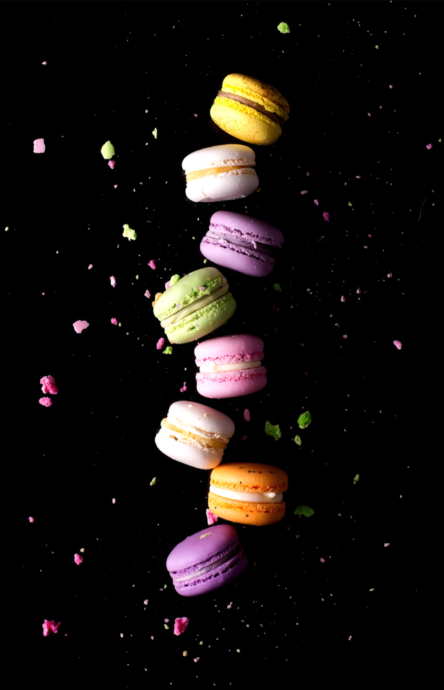Macarons Glass Wall Art