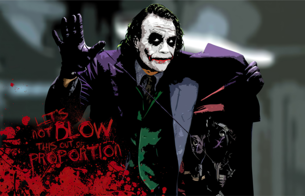 Joker Glass Art