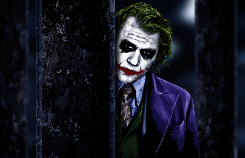 Joker Glass Art
