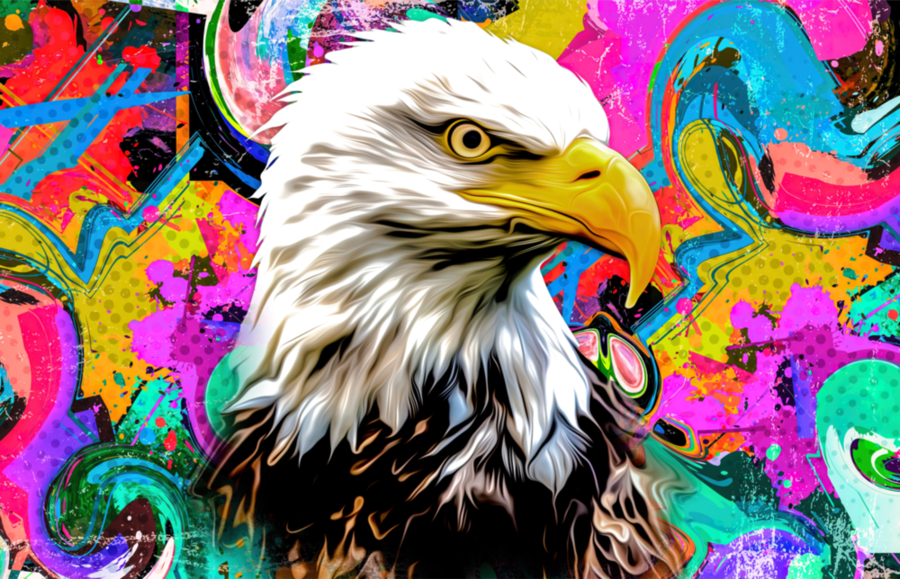 Eagle Eye Glass Wall Art