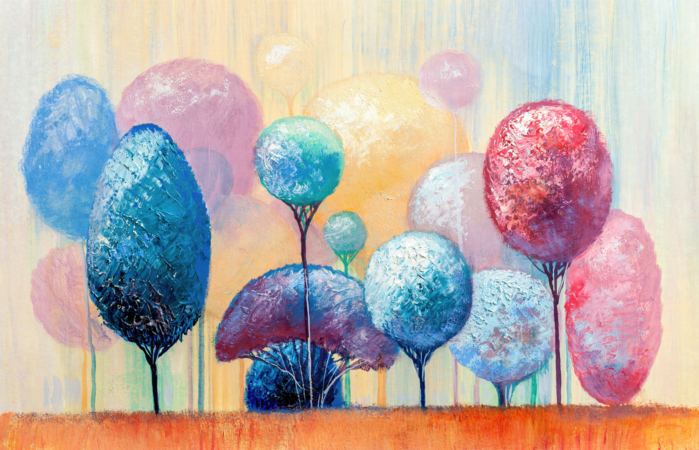 Trees of a Dream Glass Wall Art
