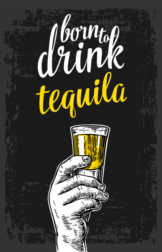 Tequila Glass Wall Art
