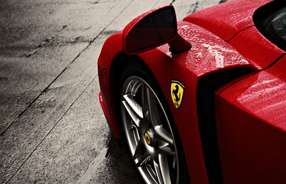 Ferrari FXX K Glass Wall Art
