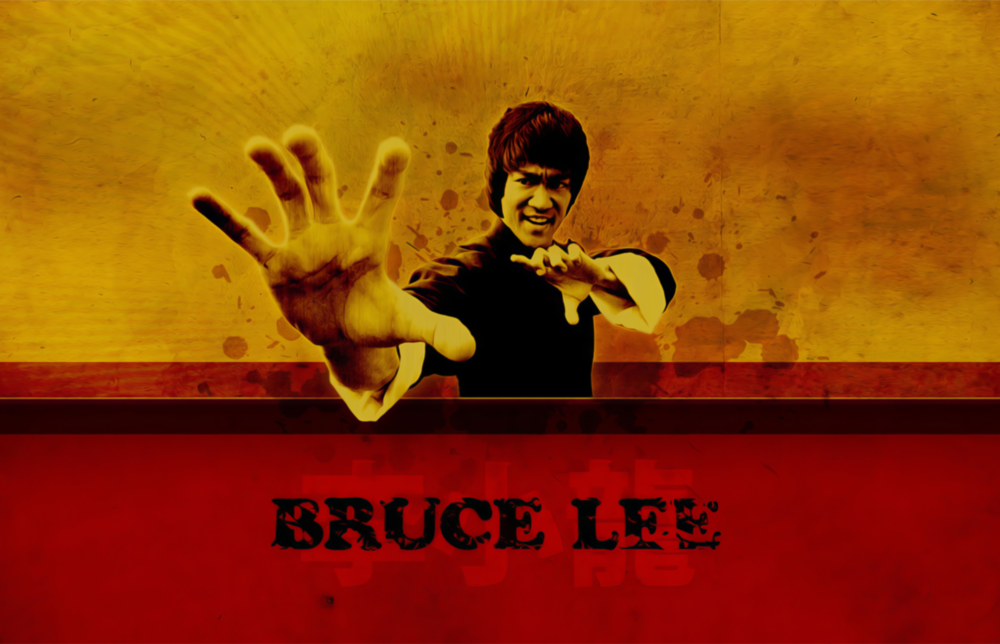 Bruce Lee Glass Wall Art