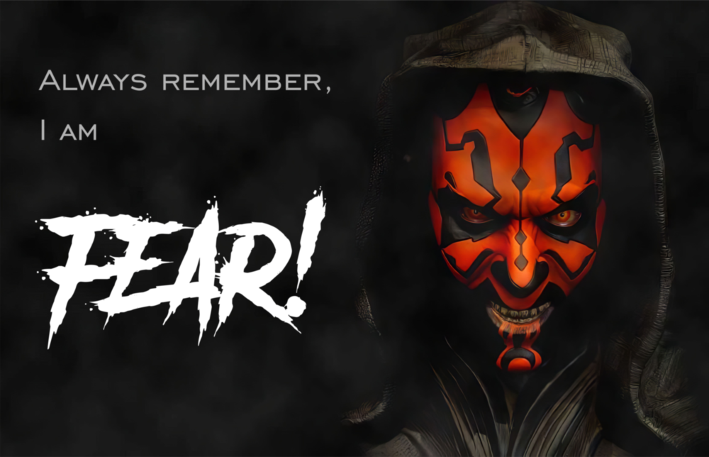 Darth Maul Glass Wall Art