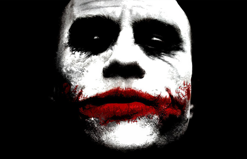 Joker Glass Wall Art