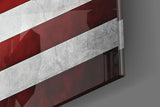 Flag of the United States Glass Wall Art