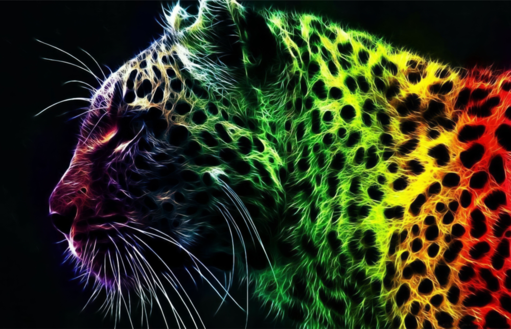 Leopard Glass Wall Art