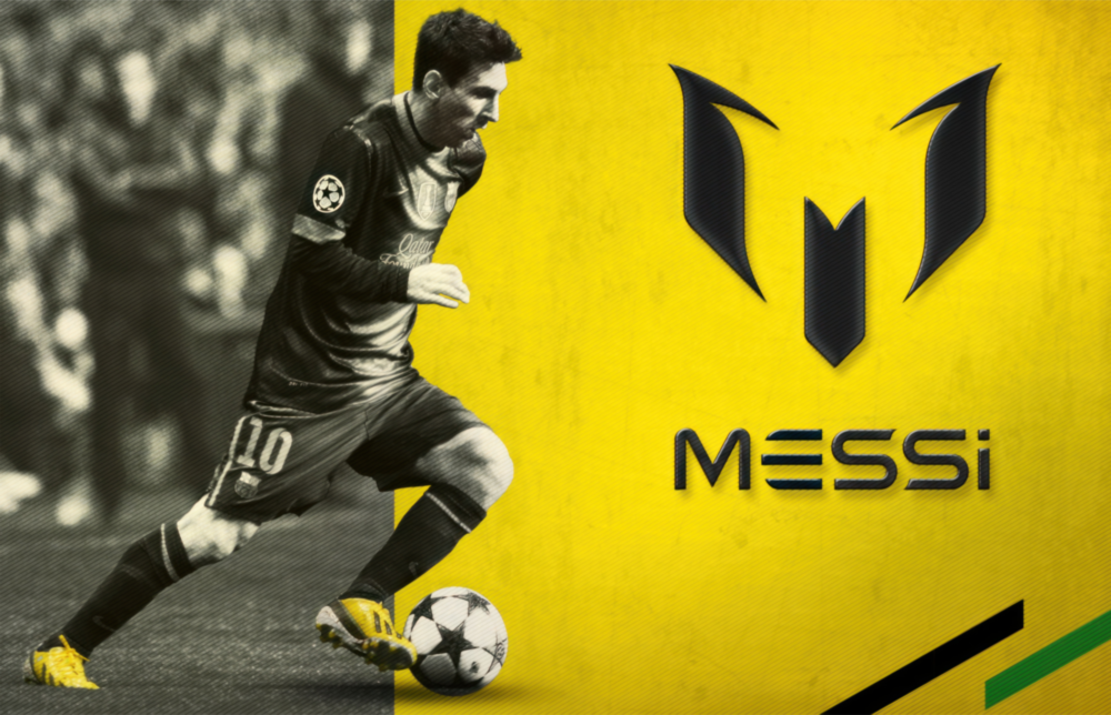 Messi Glass Wall Art