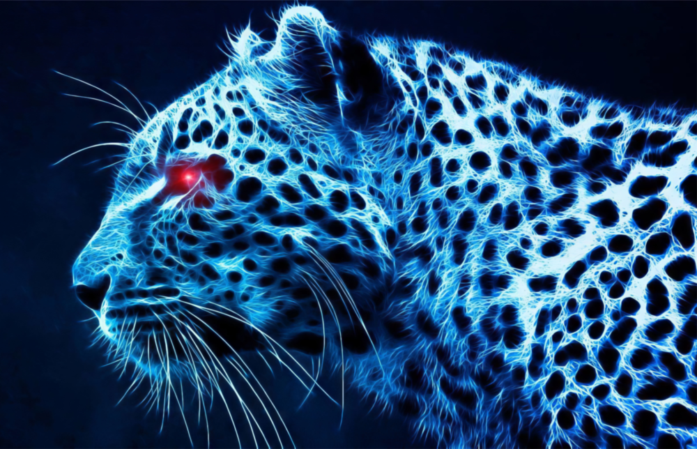 Leopard Glass Wall Art