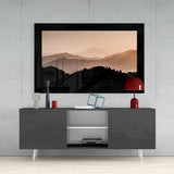 Foggy Horizons Glass Wall Art.