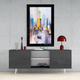 Sailboats Glass Wall Art.