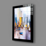 Sailboats Glass Wall Art.