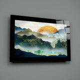 Emerald Valley Glass Wall Art.
