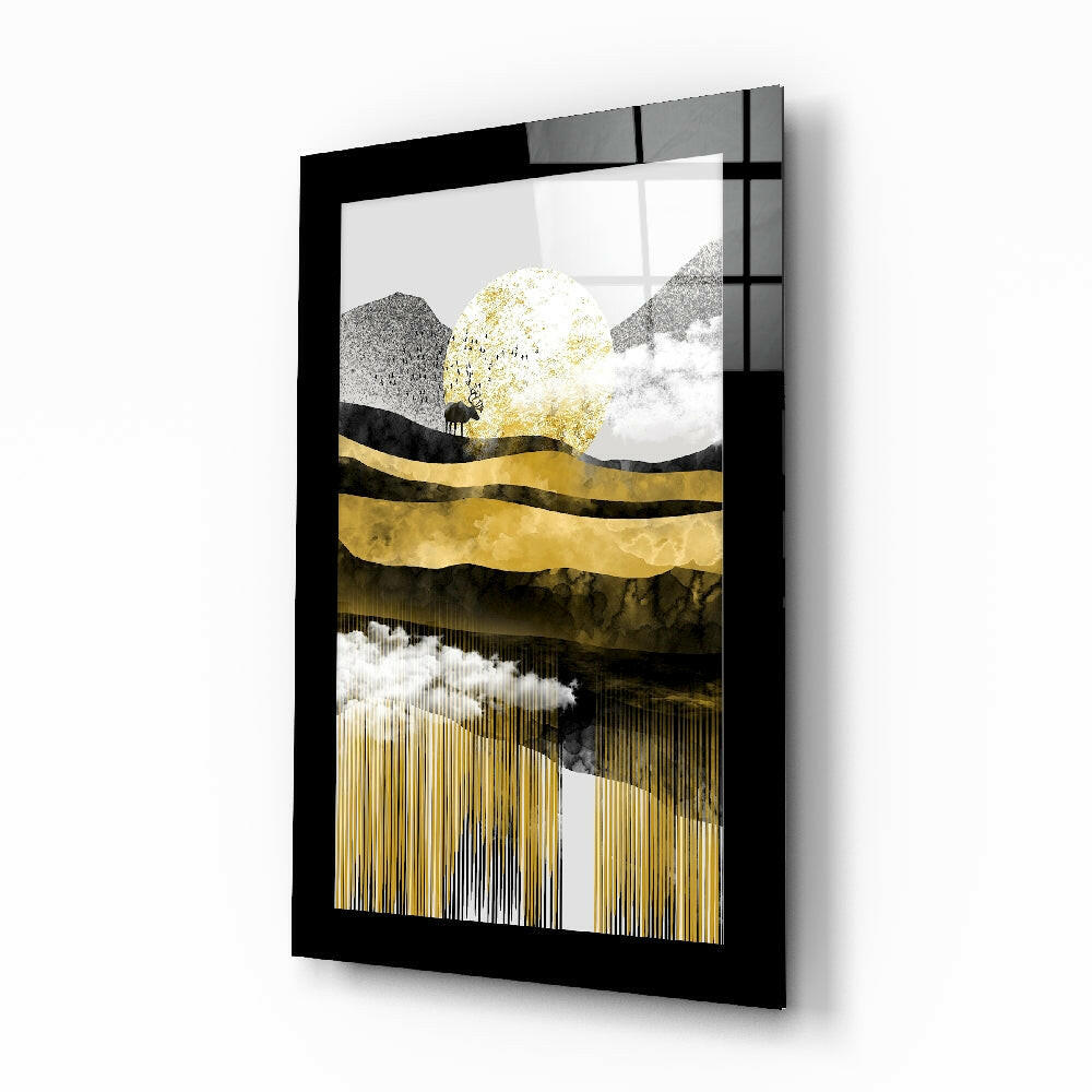 Golden Valley Glass Wall Art.