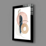 Abstract Modernity Glass Wall Art.