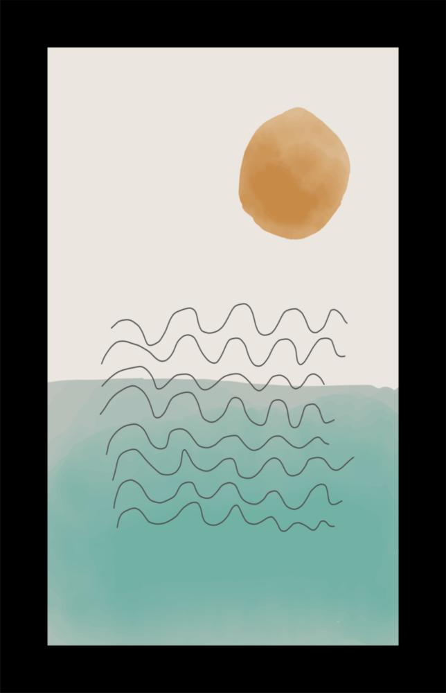 Windy Sea Glass Wall Art