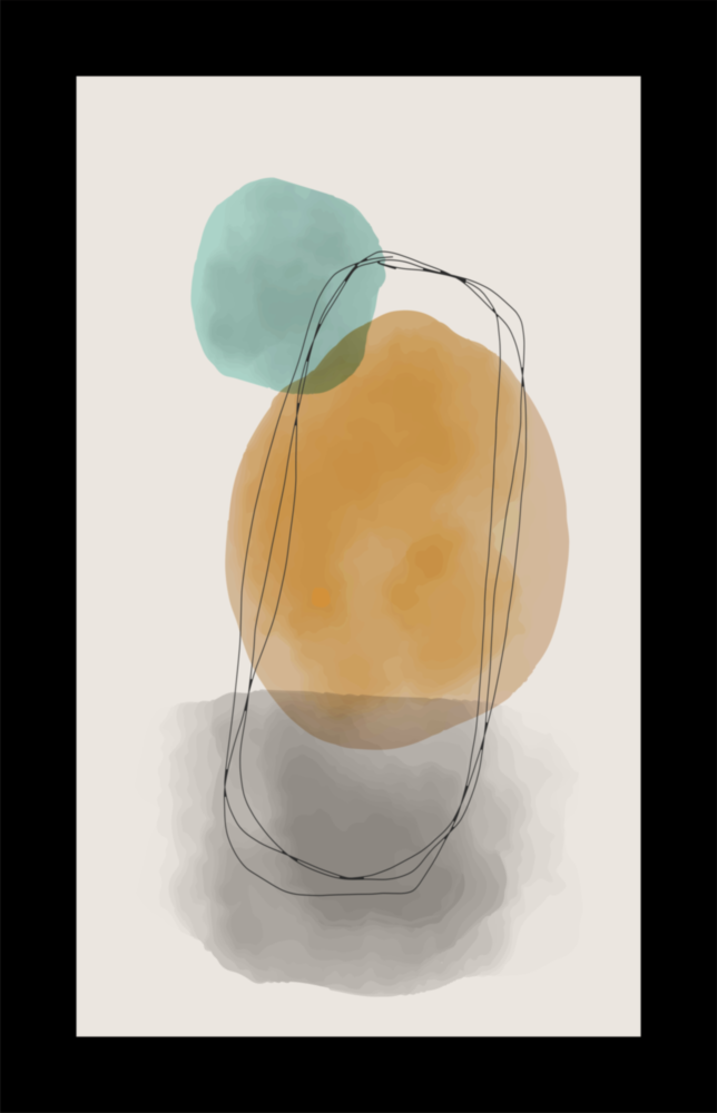Abstract Art Glass Wall Art