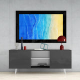Sun Sea Beach Glass Wall Art.