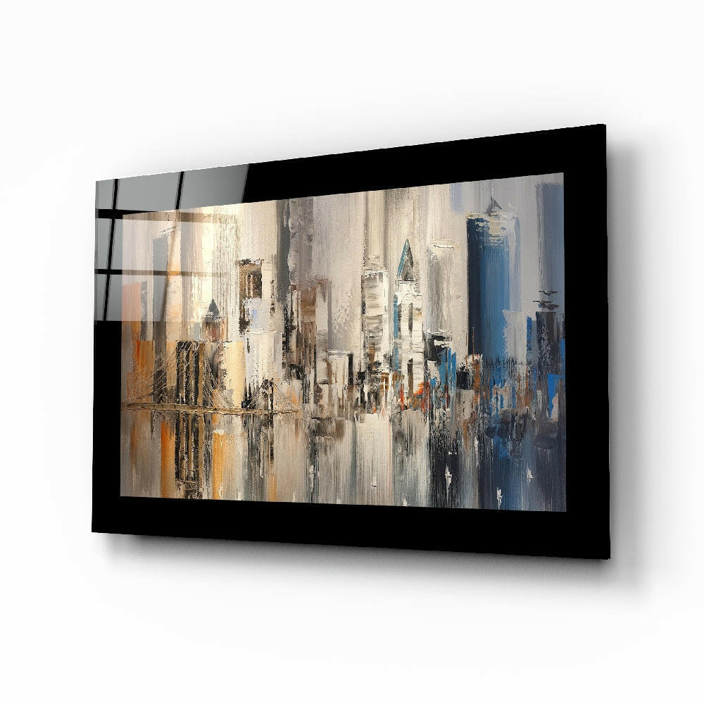 New York Glass Wall Art.