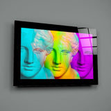Modernity in Sculpture Glass Wall Art.