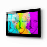 Modernity in Sculpture Glass Wall Art.
