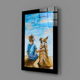 Eternal Friendship Glass Wall Art.