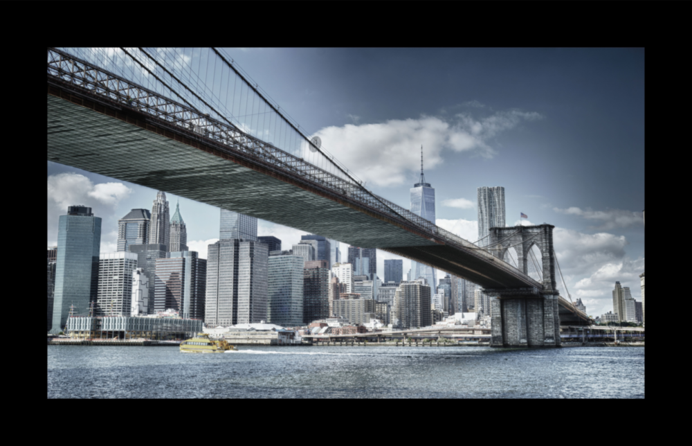 Brooklyn Bridge Glass Wall Art