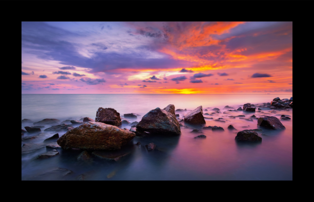 Sunset Glass Wall Art