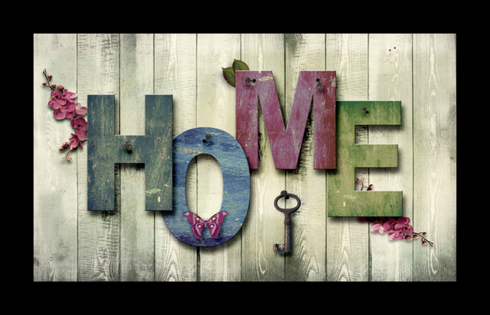 Home Glass Wall Art