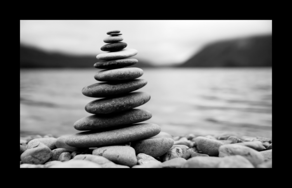 Balance Glass Wall Art