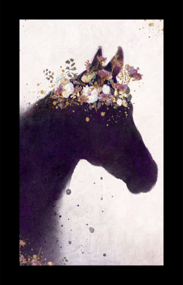 Horse Glass Wall Art