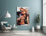 Elegant Group Portrait Glass Wall Art