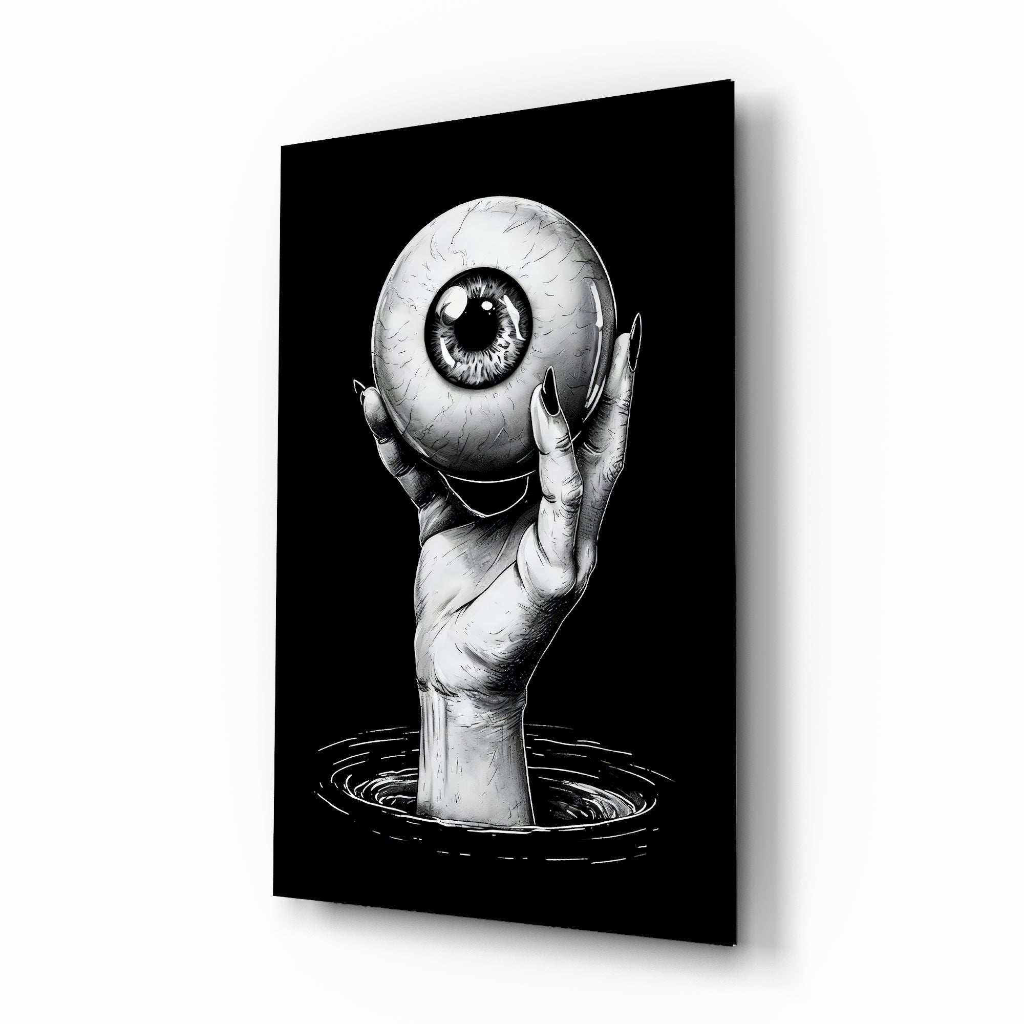 Eyes of the Abyss Glass Wall Art