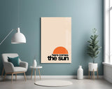 Sunset Serenity Glass Wall Art