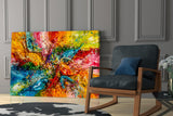 Mosaic Appearence Glass Wall Art