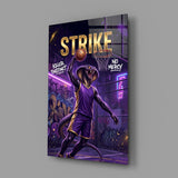 Strike Cobra Slam Dunk Glass Wall Art