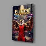 Clutch Bald Eagle Victory Glass Wall Art