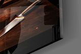 Yes Chef Fire Phoenix Flaming Pan Glass Wall Art