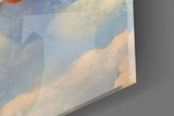 Torn Sky Eye and Hand Surreal Glass Wall Art