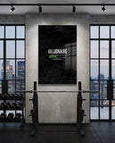 Billionaire Loading Green Bar Glass Wall Art