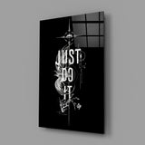 Phoenix Bold Motivational Typography Glass Wall Art