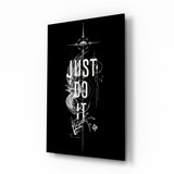 Phoenix Bold Motivational Typography Glass Wall Art
