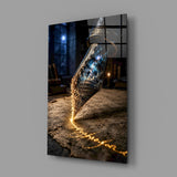 Cosmic Colosseum Fountain Pen Glass Wall Art