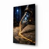 Cosmic Colosseum Fountain Pen Glass Wall Art