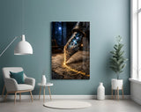 Cosmic Colosseum Fountain Pen Glass Wall Art