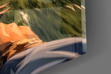 Horseback Ride Mountain Valley Glass Wall Art