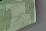 Reader on Windowsill Sage Green Glass Wall Art