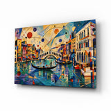 Venice Grand Canal Kandinsky Style Glass Wall Art
